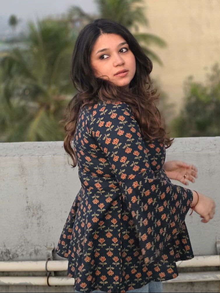 Indigo Phul kurti